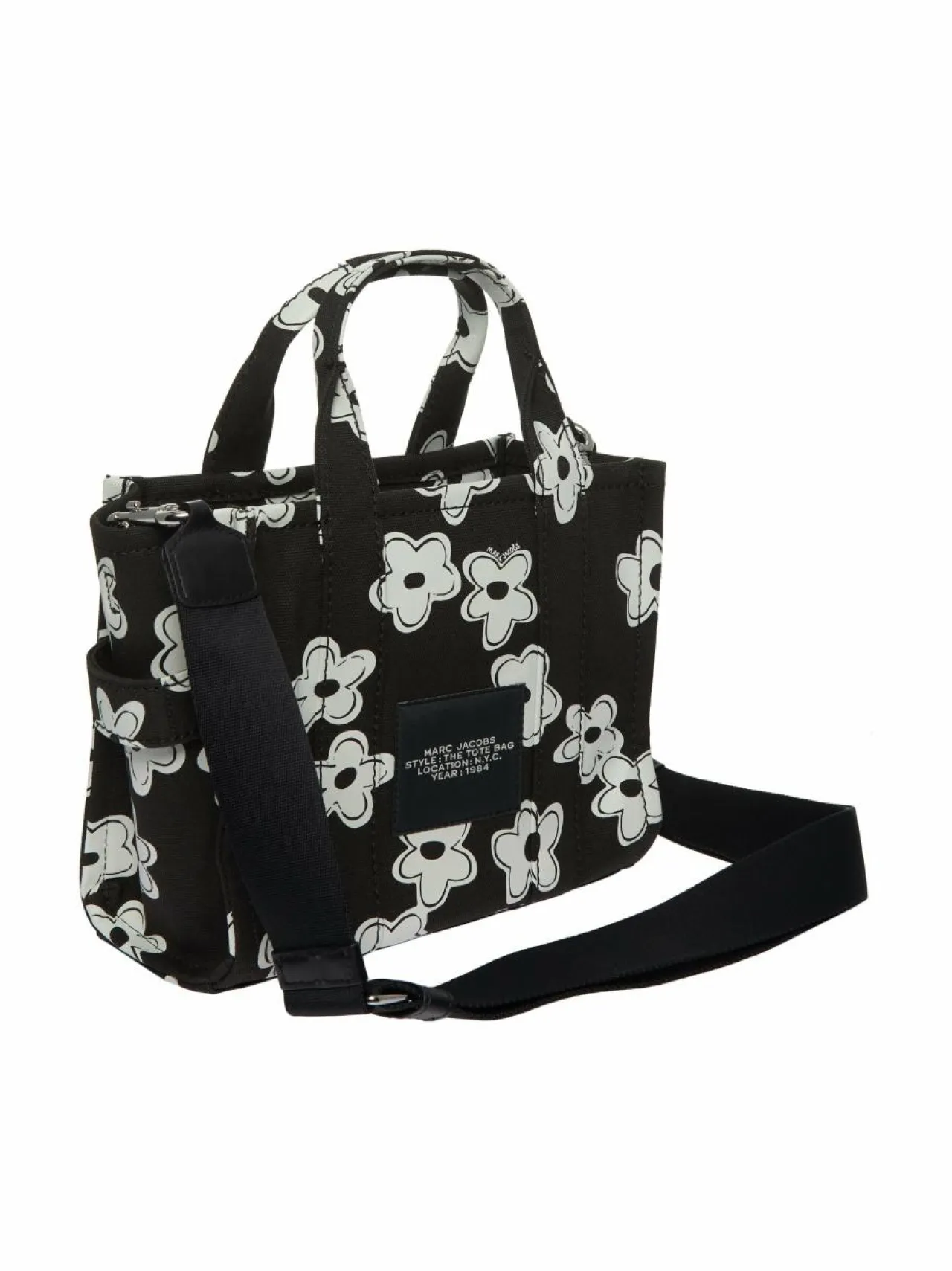 Käsilaukut<Marc Jacobs The Small Tote -kangaslaukku 005 BLACK/WHITE