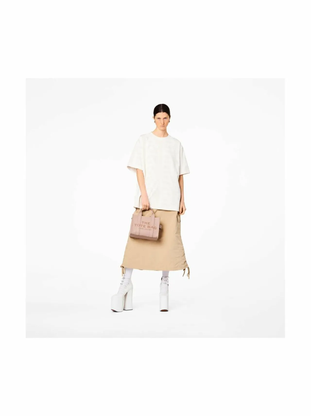 Käsilaukut<Marc Jacobs The Small Tote -nahkalaukku 624 ROSE