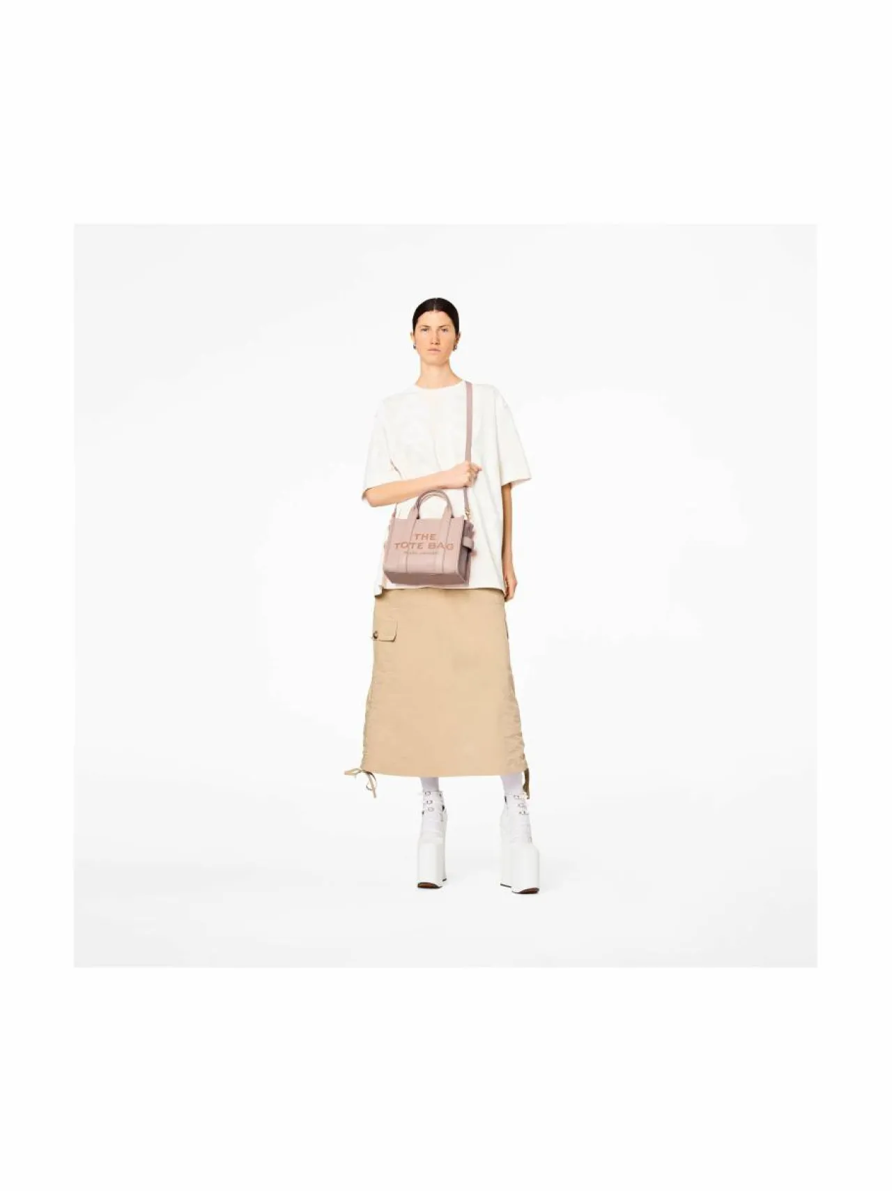 Käsilaukut<Marc Jacobs The Small Tote -nahkalaukku 624 ROSE
