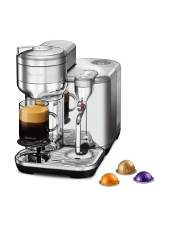 Kahvin- & Vedenkeittimet<Nespresso The Vertuo Creatista -kapselikeitin BRUSHED STAINLESS STEEL