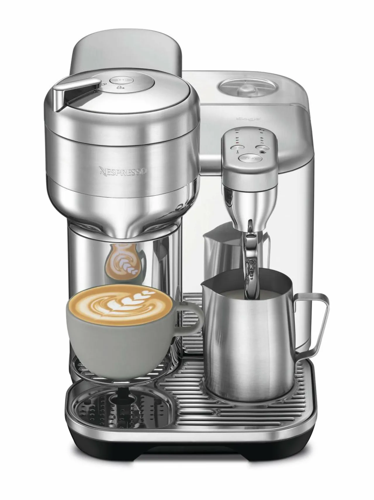 Kahvin- & Vedenkeittimet<Nespresso The Vertuo Creatista -kapselikeitin BRUSHED STAINLESS STEEL
