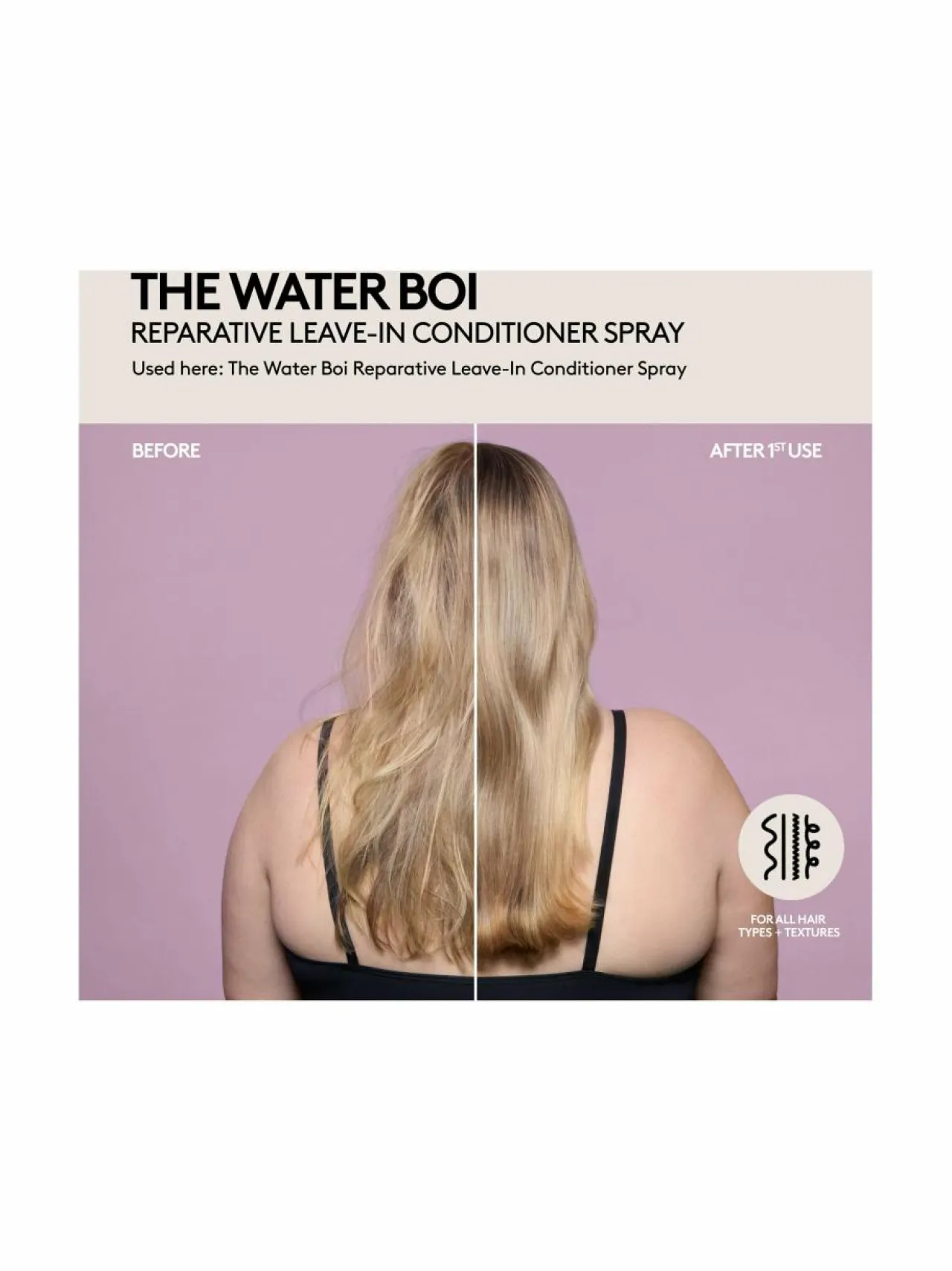Hiustenhoitotuotteet<Fenty Hair The Water Boi Reparative Leave-In Conditioner -hiushoitosuihke 225 ml