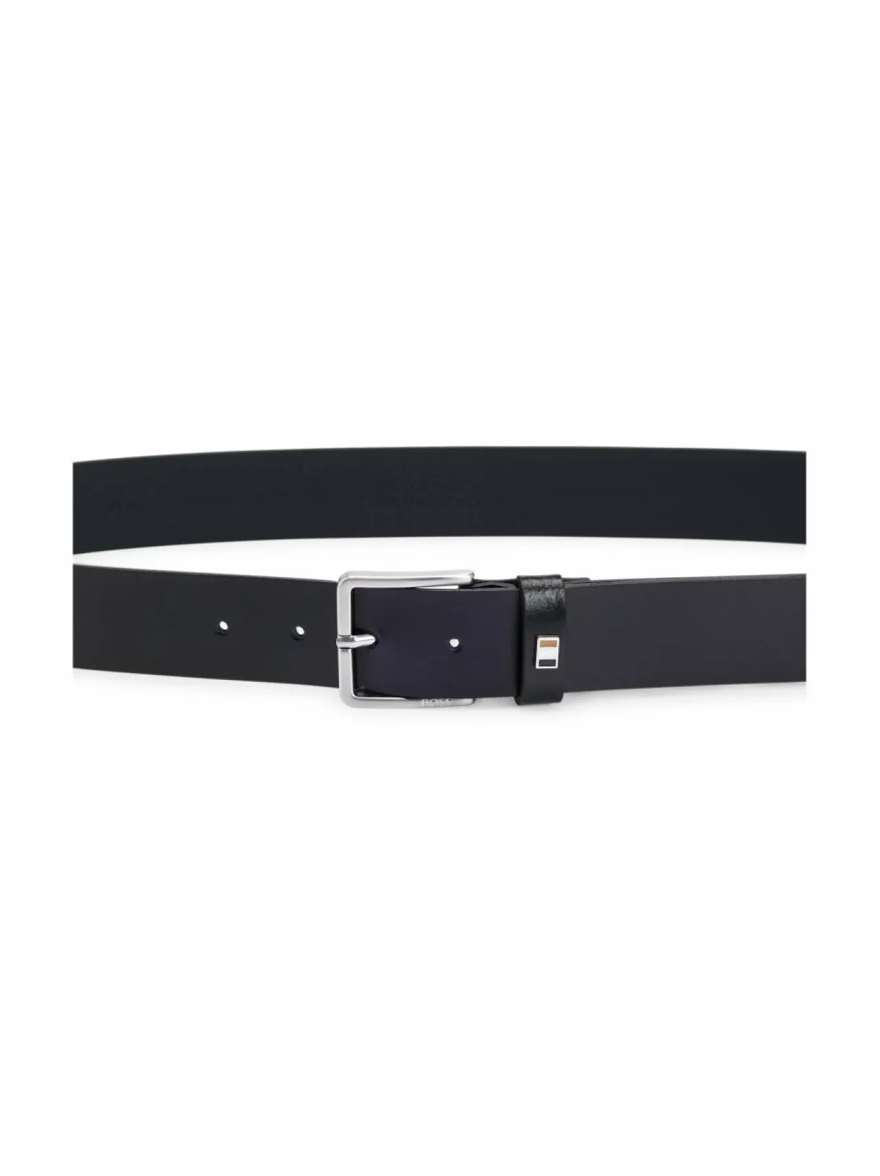 Vyöt<BOSS Ther Flag -nahkavyö 001 BLACK