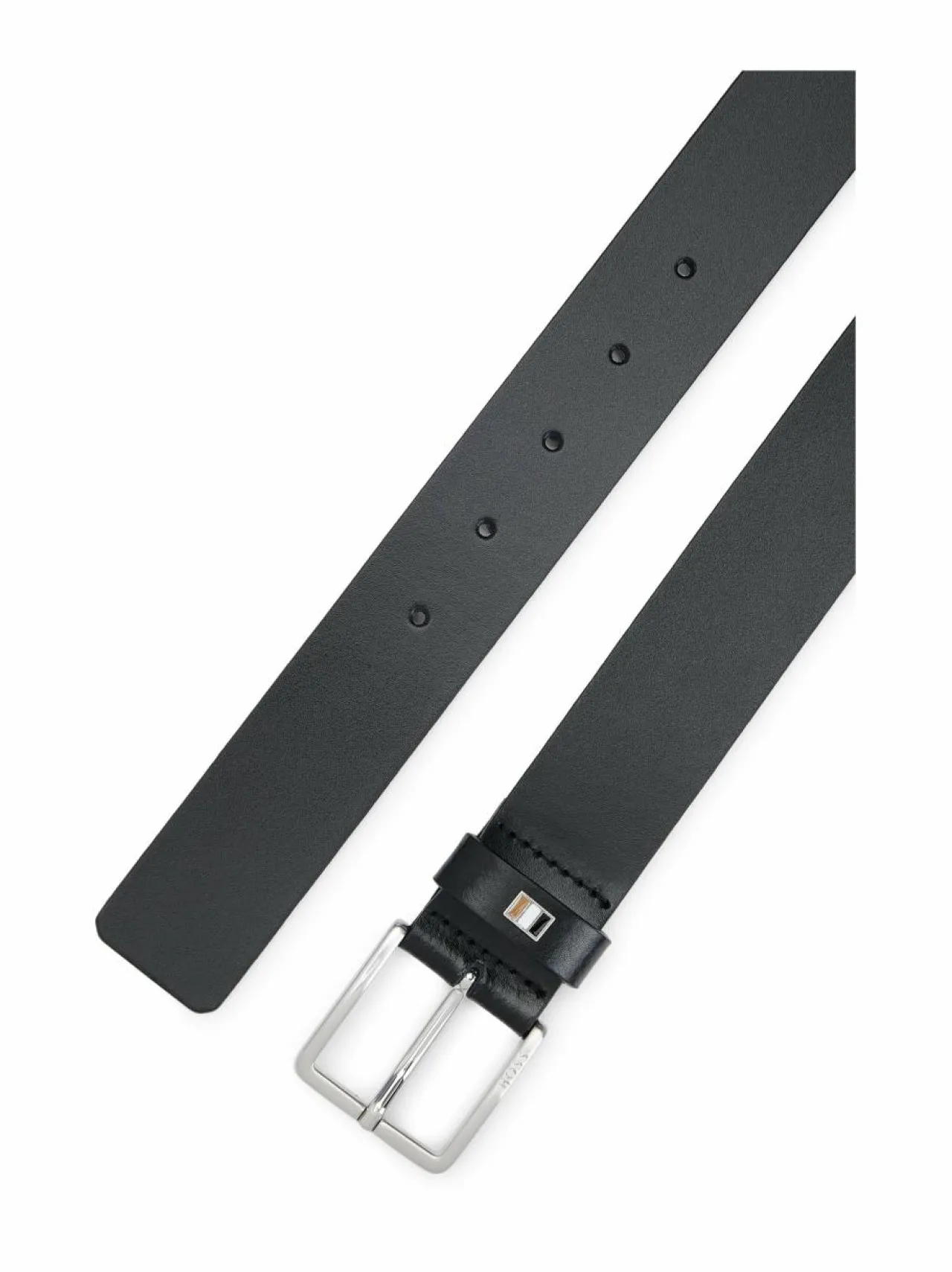 Vyöt<BOSS Ther Flag -nahkavyö 001 BLACK