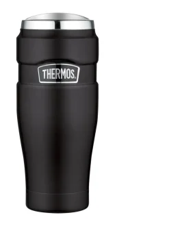 Retkeilytarvikkeet<Thermos Stainless King -muki 470 ml MUSTA