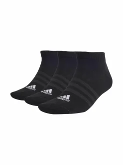 Urheiluasusteet<adidas Performance Thin and Light Sportswear Low-Cut -sukat 3-pack IC1336 BLACK/WHITE