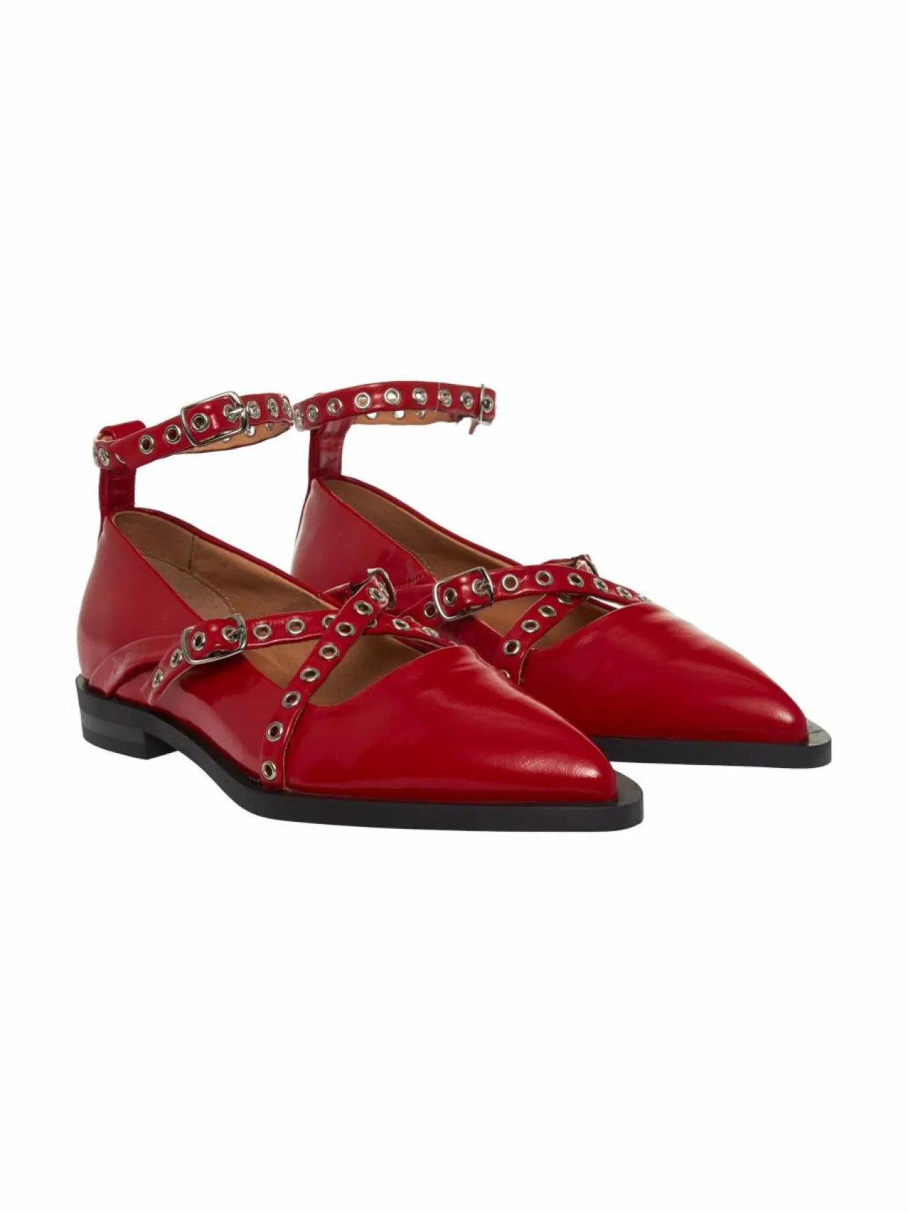 Kävelykengät & Loaferit<PAVEMENT Thyra-nahkakengät 413 RED PATENT