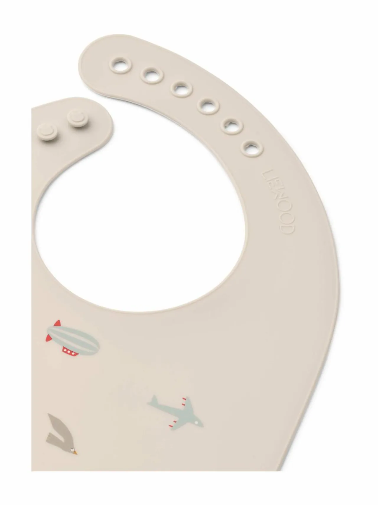 Lasten Ruokailu<Liewood Tilda Printed -ruokalappu 2 kpl 2330 AVIATOR / ECRU