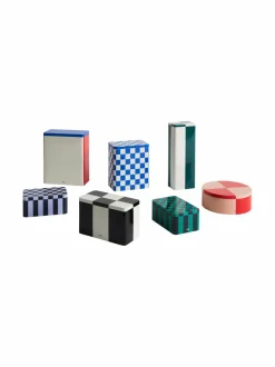 Koriste-Esineet<HAY Tin Container Large -säilytyslaatikko BLUE AND OFF-WHITE