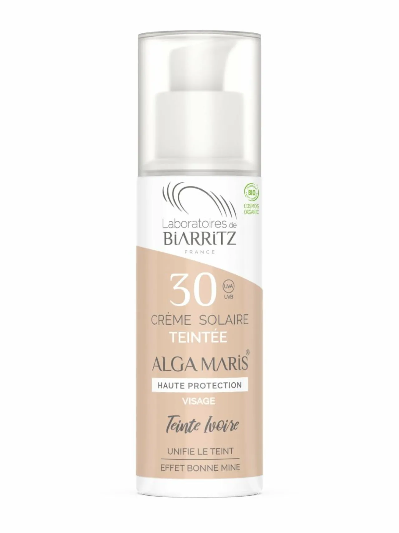 Aurinkotuotteet<Laboratoires de Biarritz Tinted Face Sunscreen Ivory SPF30 -sävyttävä aurinkovoide kasvoille 50 ml VAR_1