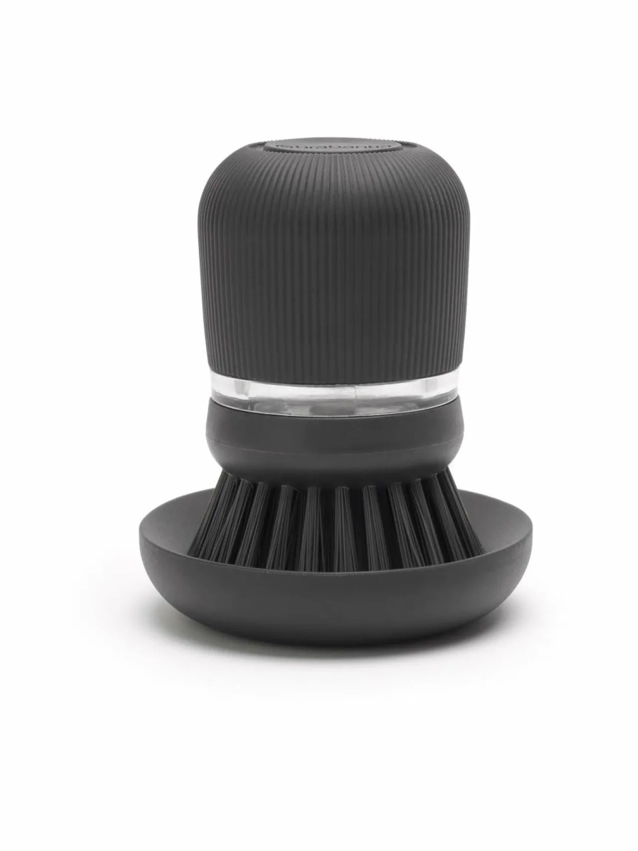 Keittiötarvikkeet<Brabantia Tiskiharja saippuatäytöllä DARK GREY