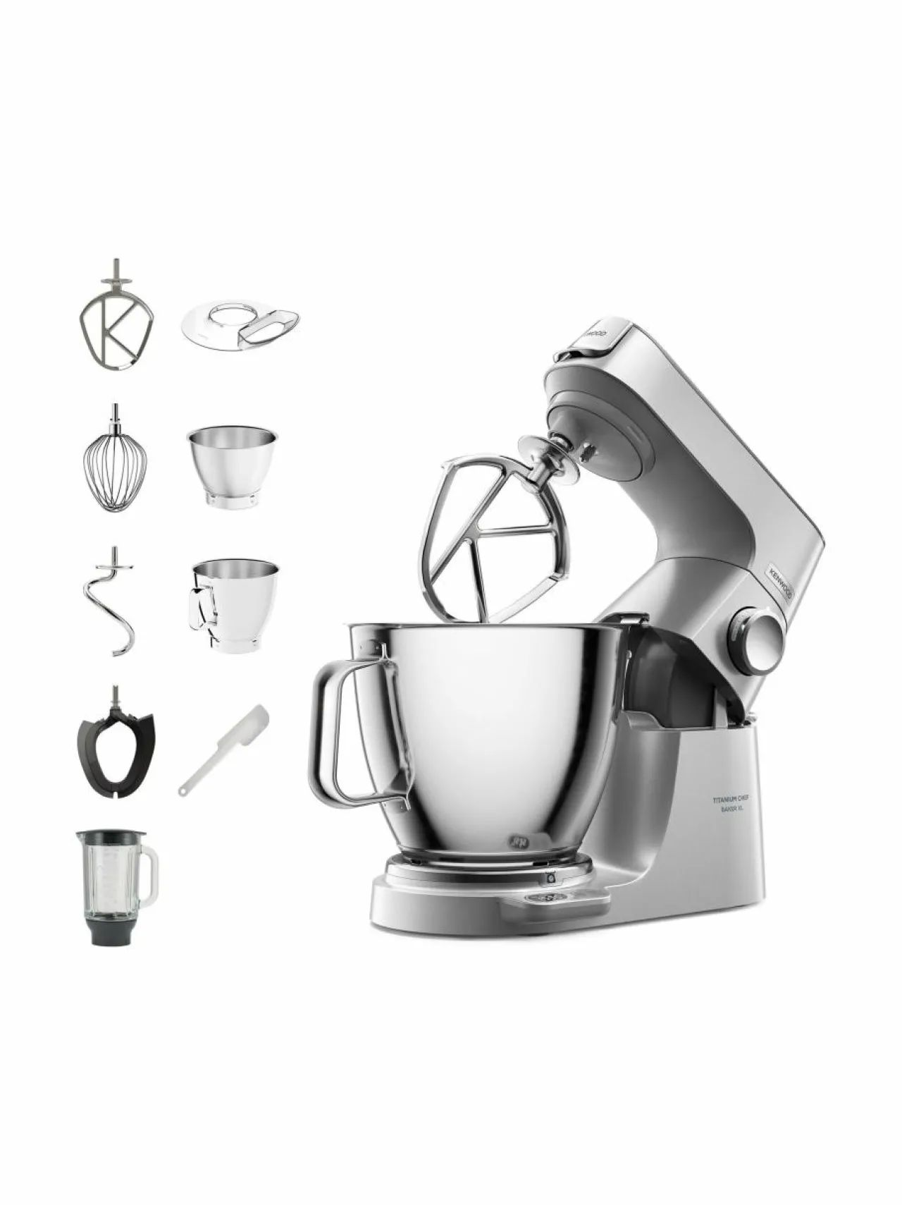Yleis- & Monitoimikoneet<Kenwood Titanium Chef Baker XL Stand Mixer -yleiskone METAL