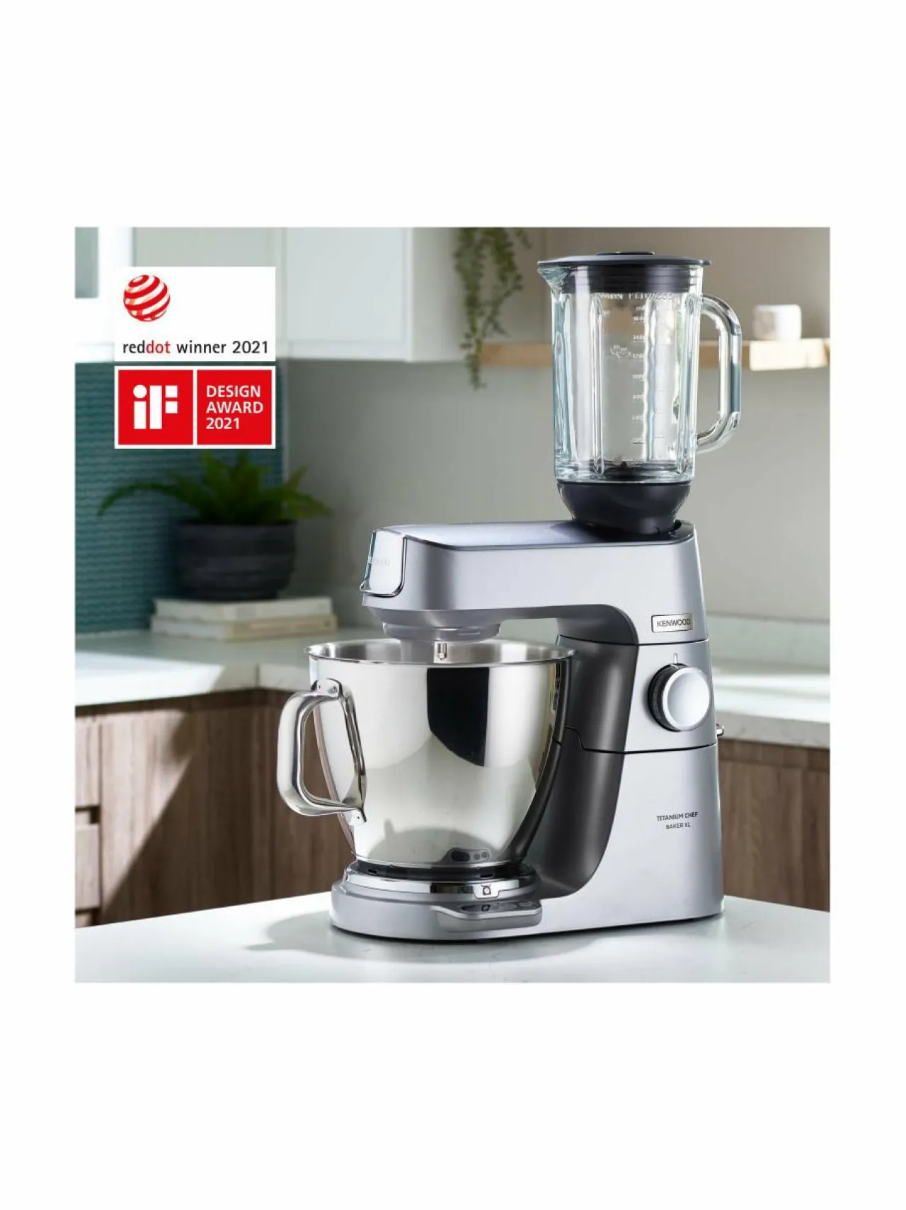 Yleis- & Monitoimikoneet<Kenwood Titanium Chef Baker XL Stand Mixer -yleiskone METAL