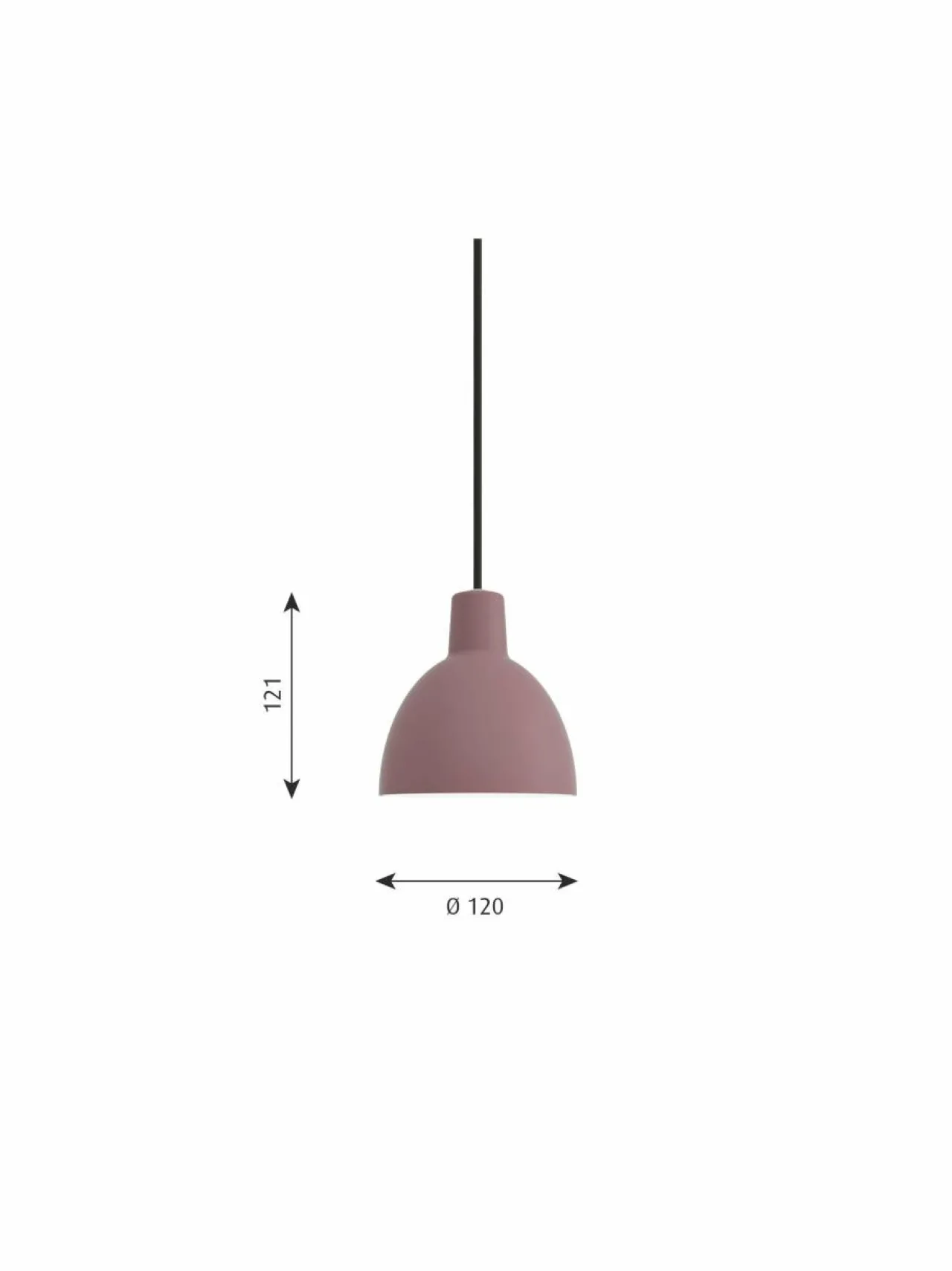 Louis Poulsen Toldbod-riippuvalaisin Ø 12 cm^ Kattovalaisimet