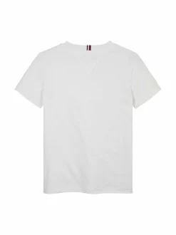T-Paidat|T-Paidat<Tommy Hilfiger Tommy Script Flag t-paita YBR WHITE