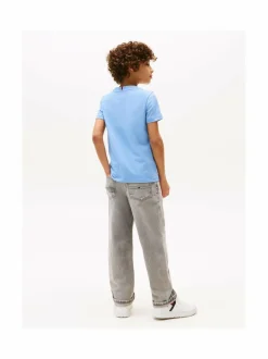 T-Paidat|T-Paidat<Tommy Hilfiger Tommy Script Flag t-paita C14 CLOUDY BLUE