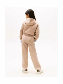 Housut & Jumpsuitit<Tommy Hilfiger Tonal Crest -collegehousut GUQ MALTED MILK
