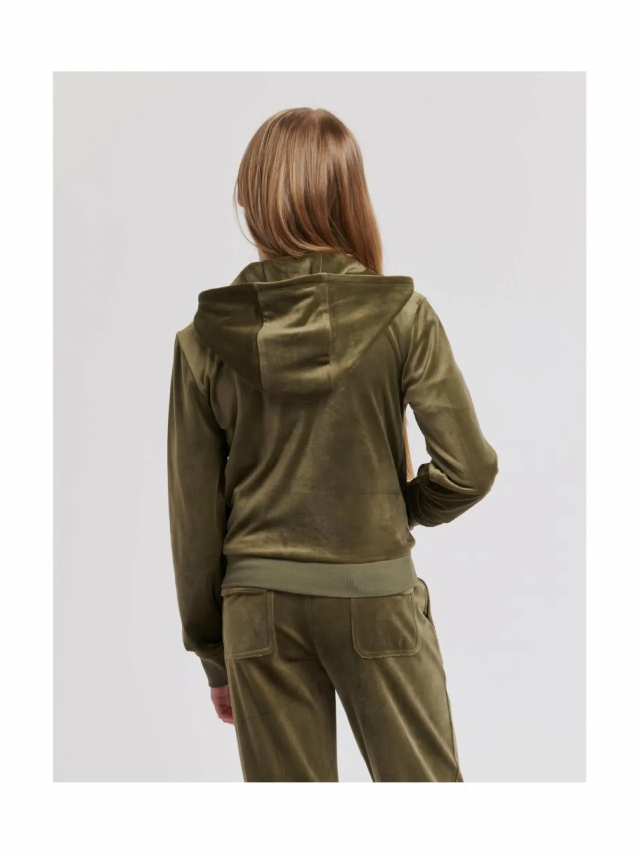JUICY COUTURE Tonal Zip Through -huppari^ Colleget & Hupparit