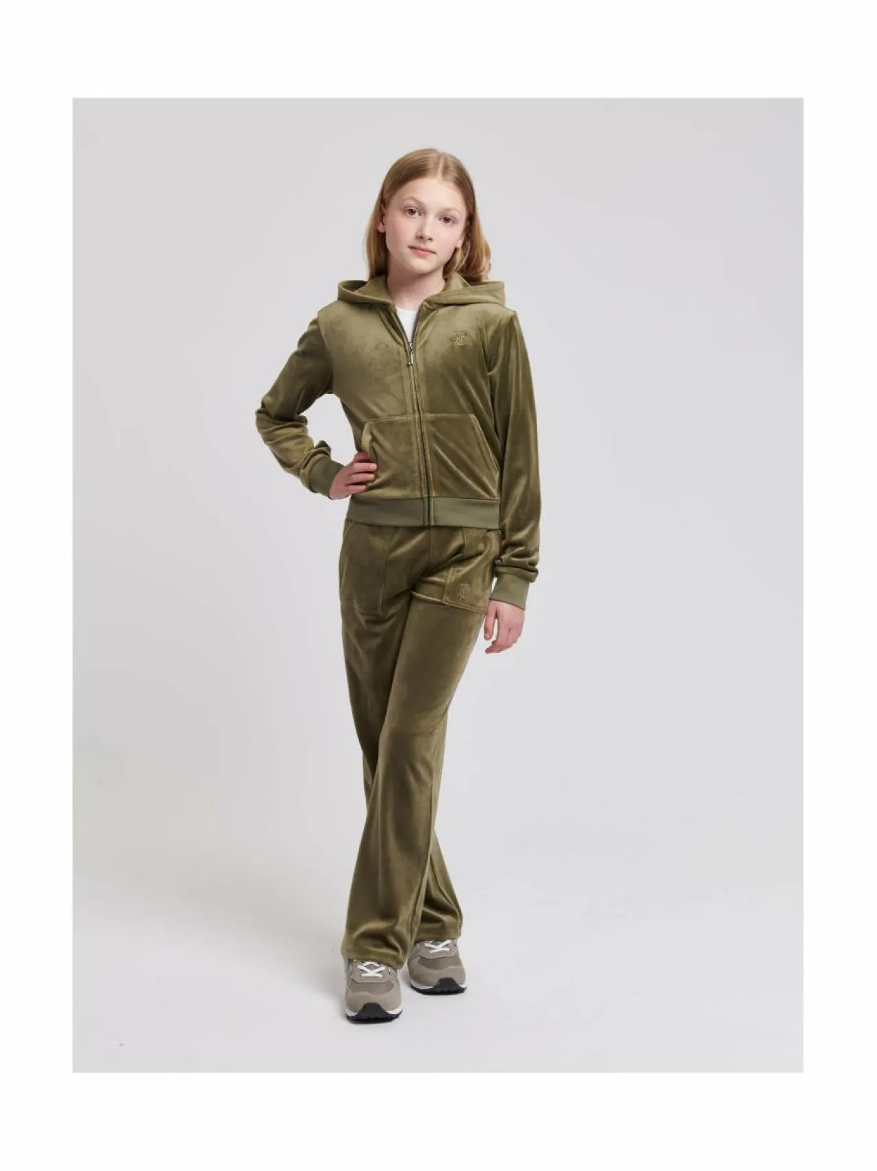 JUICY COUTURE Tonal Zip Through -huppari^ Colleget & Hupparit
