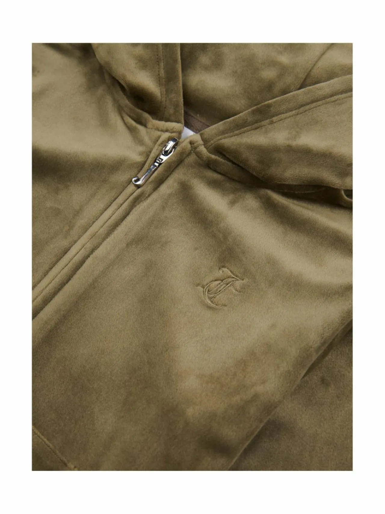 JUICY COUTURE Tonal Zip Through -huppari^ Colleget & Hupparit
