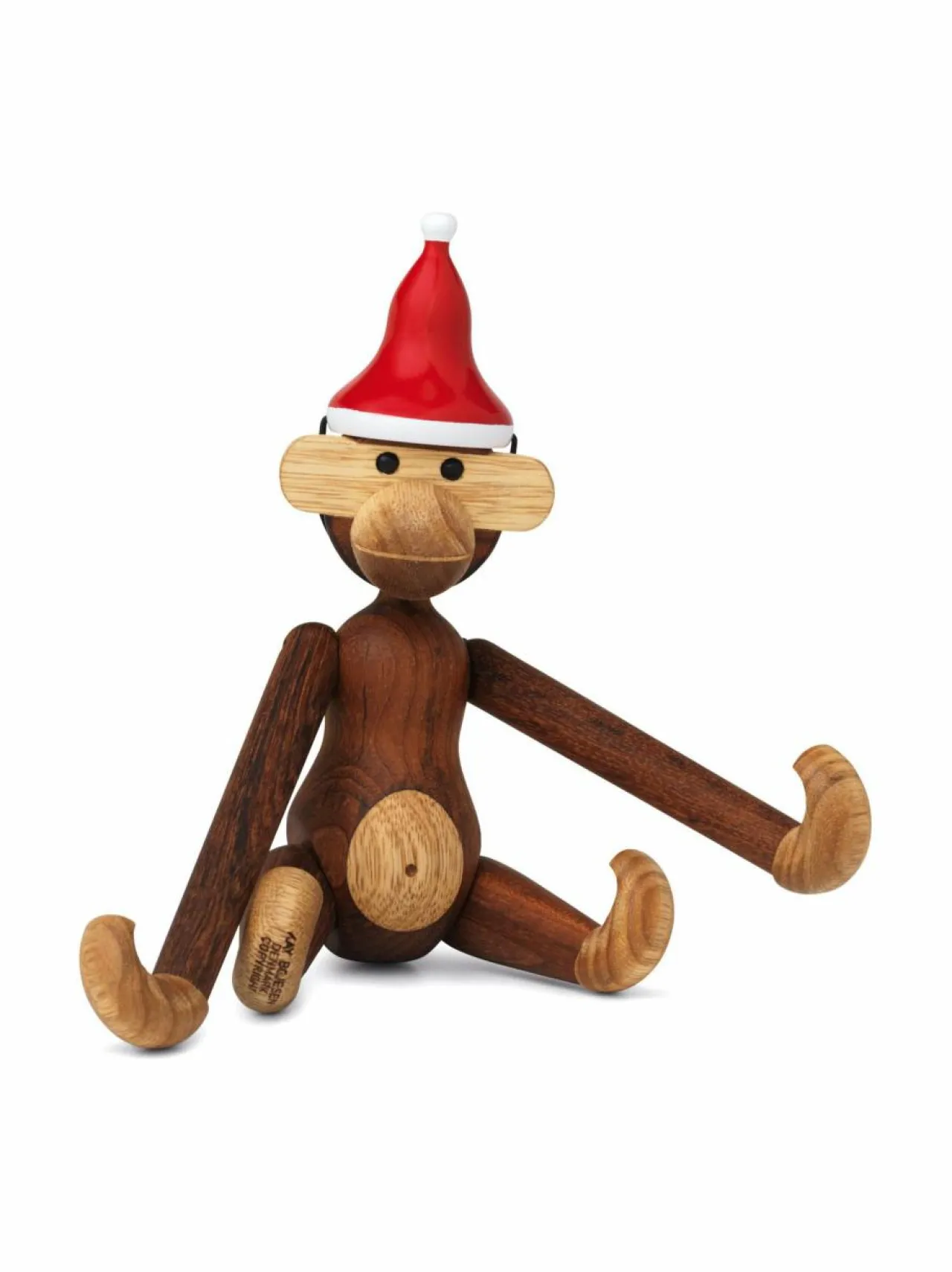 Koriste-Esineet<Kay Bojesen Tonttulakki Monkey Small -apinafiguurille PUNAINEN