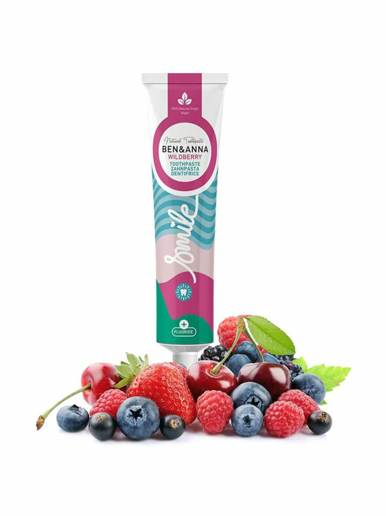 Suunhoito|Hammastahnat<Ben & Anna Toothpaste Wild Berry -hammastahna