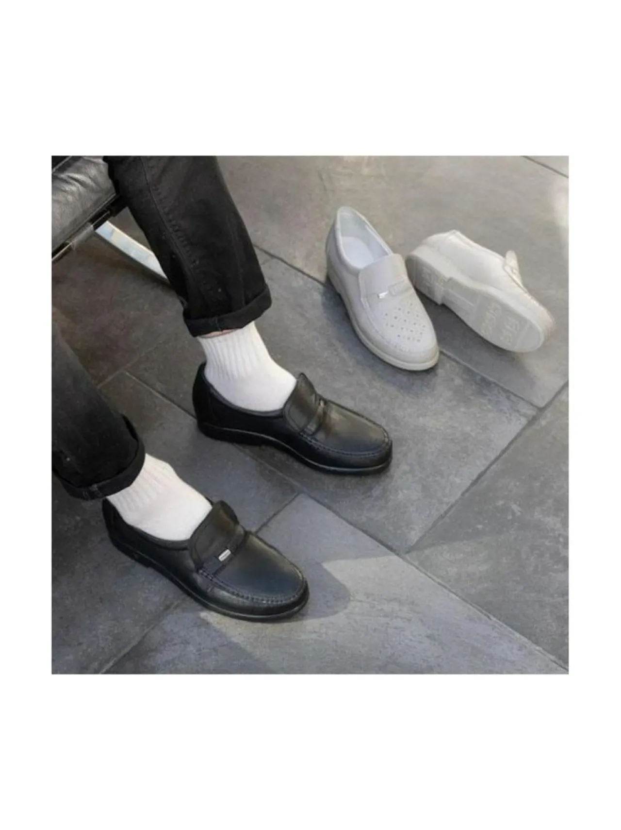 Kävelykengät & Loaferit<Pomar TOPI Miesten mokkasiinit BLACK NAPPA/BLACK LINING
