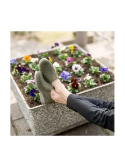 Kävelykengät & Loaferit<Pomar TOPI Miesten mokkasiinit MOSS SUEDE/GREY SOLE