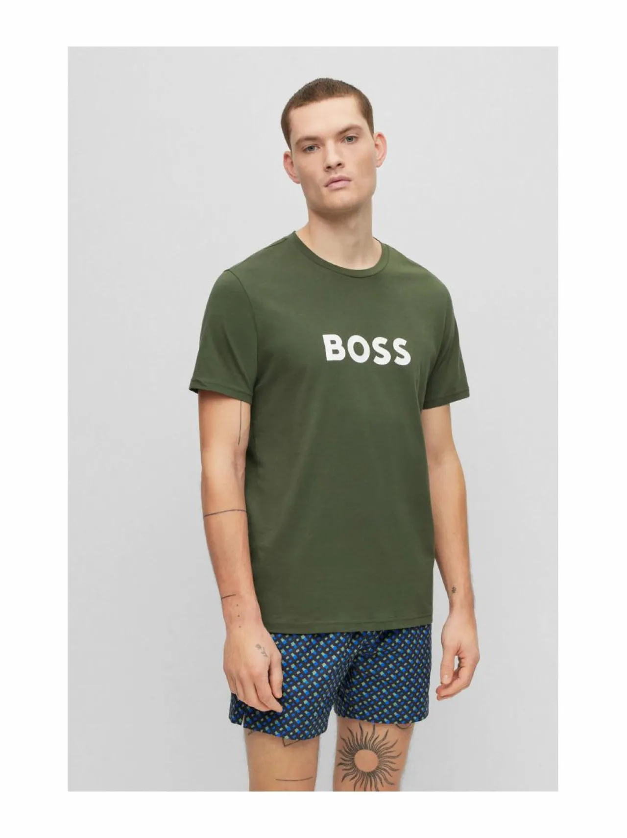 Uimahousut<BOSS T-paita 300 GREEN
