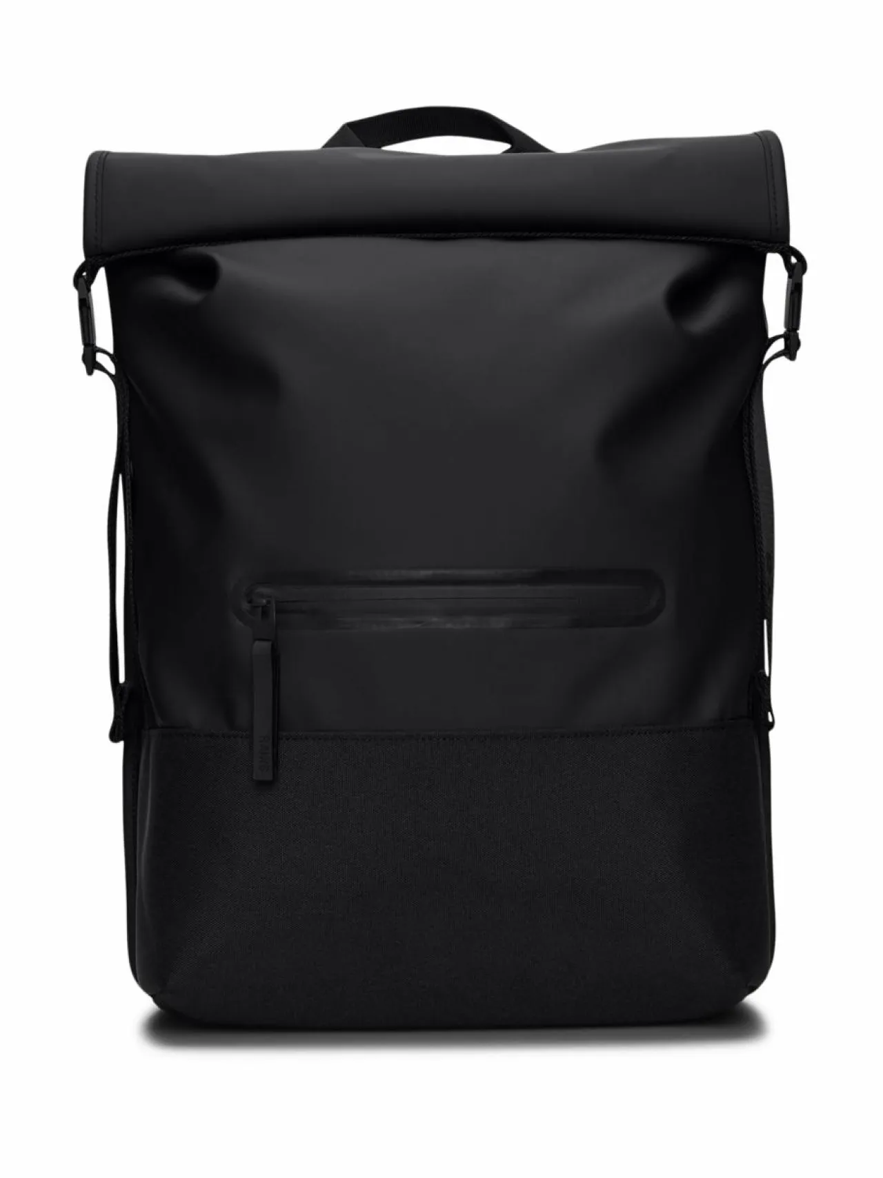 Reput|Reput<Rains Trail Rolltop W3 - vedenpitävä reppu 01 BLACK