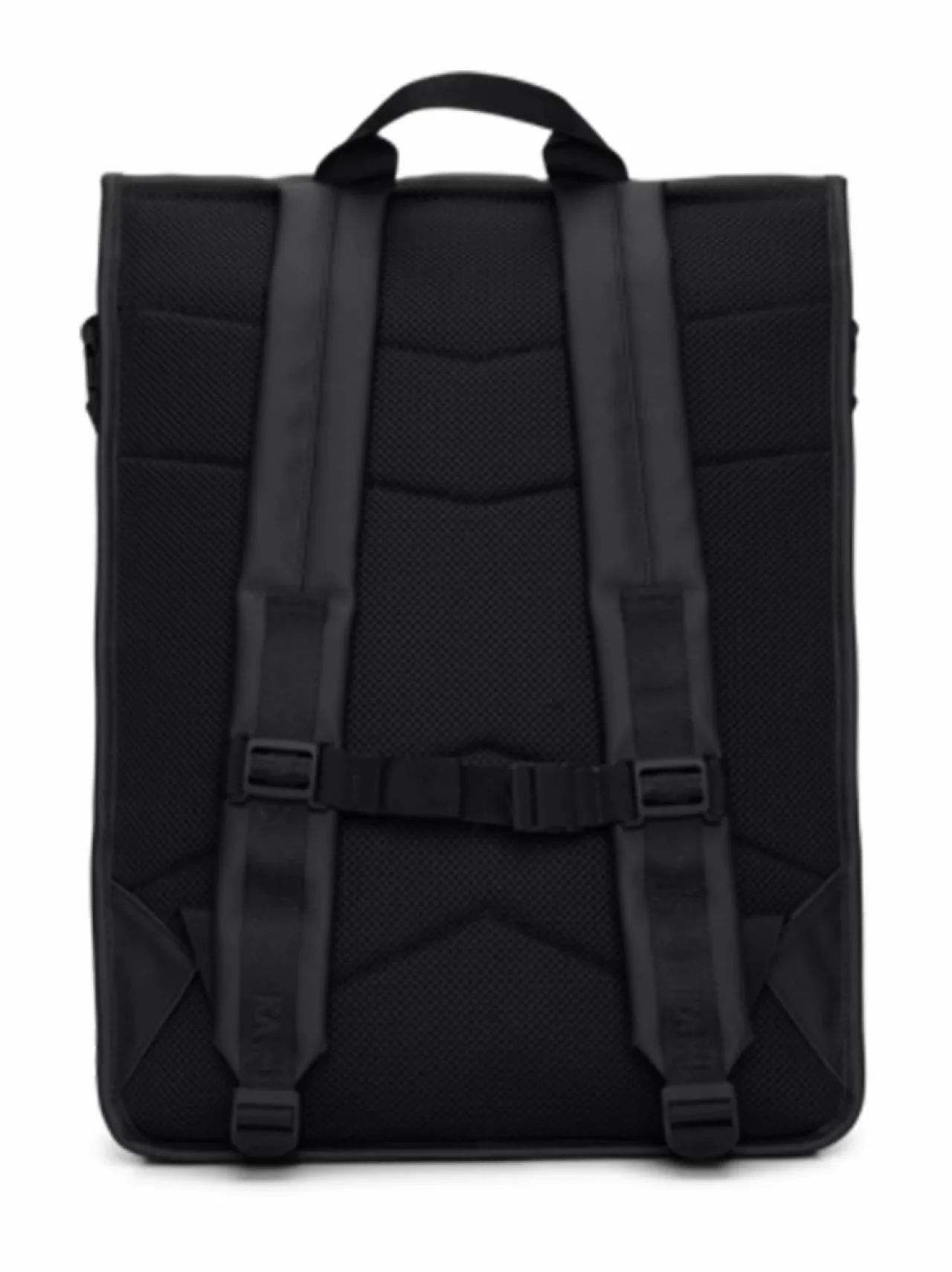 Reput|Reput<Rains Trail Rolltop W3 - vedenpitävä reppu 01 BLACK