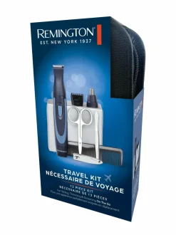 Ihokarvanpoisto<Remington Travel Kit Trimmer Set -trimmerisetti, 13 osaa BLUE