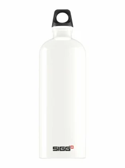 Tee, Kahvi & Vesi<Sigg Traveller White -juomapullo 1 l VALKOINEN