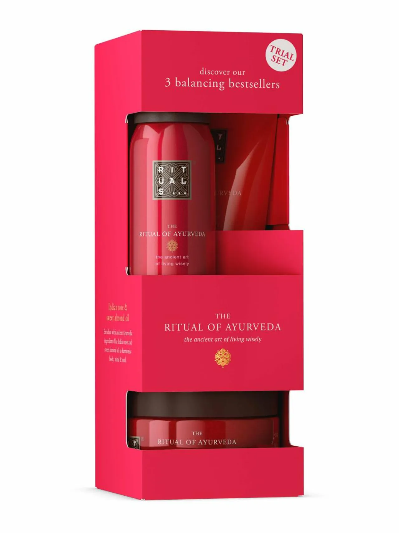 Ihonhoitopakkaukset<Rituals Trial Set Ayurveda -ihonhoitopakkaus