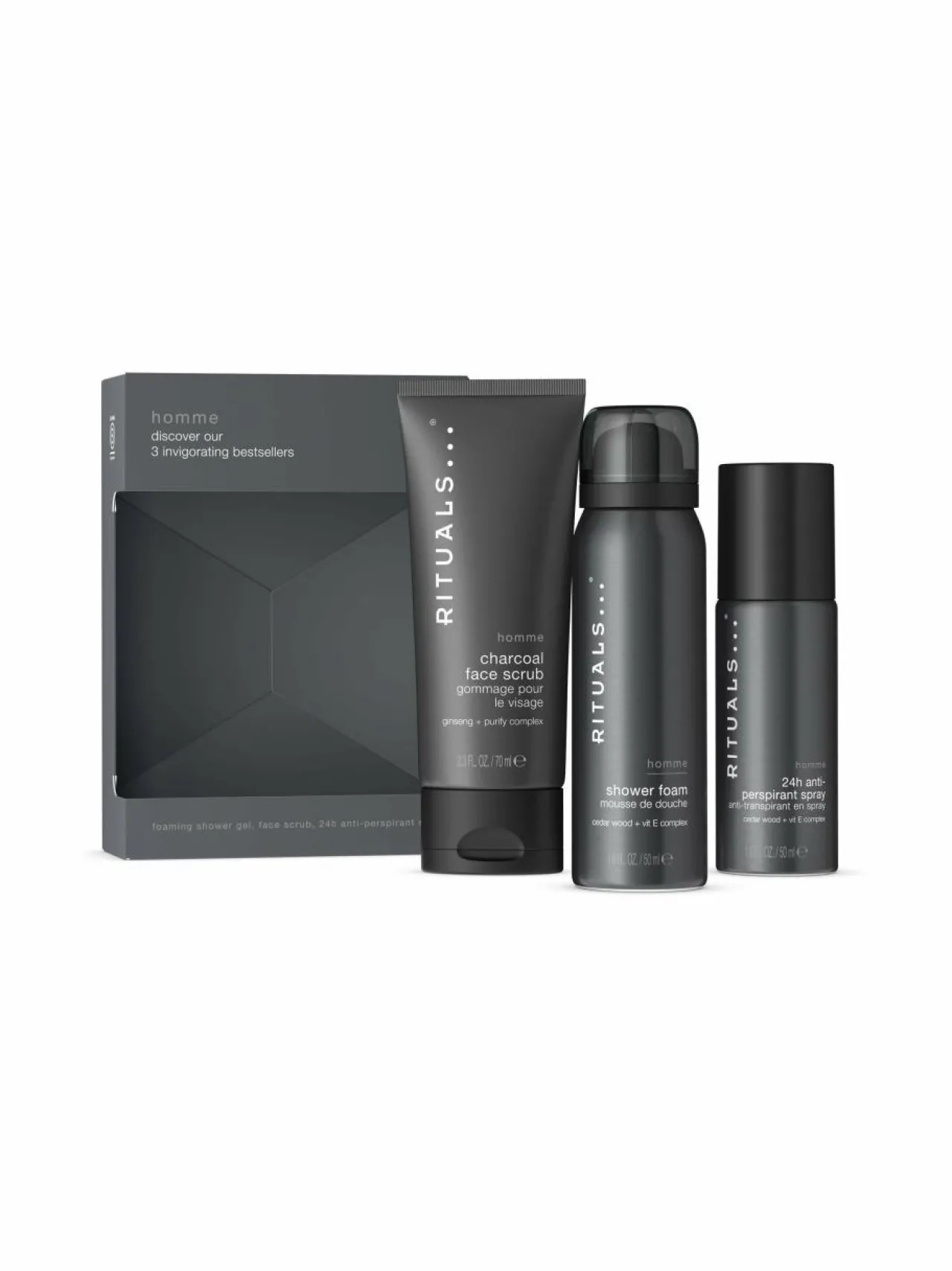 Rituals Trial Set Homme -ihonhoitopakkaus^ Ihonhoitopakkaukset