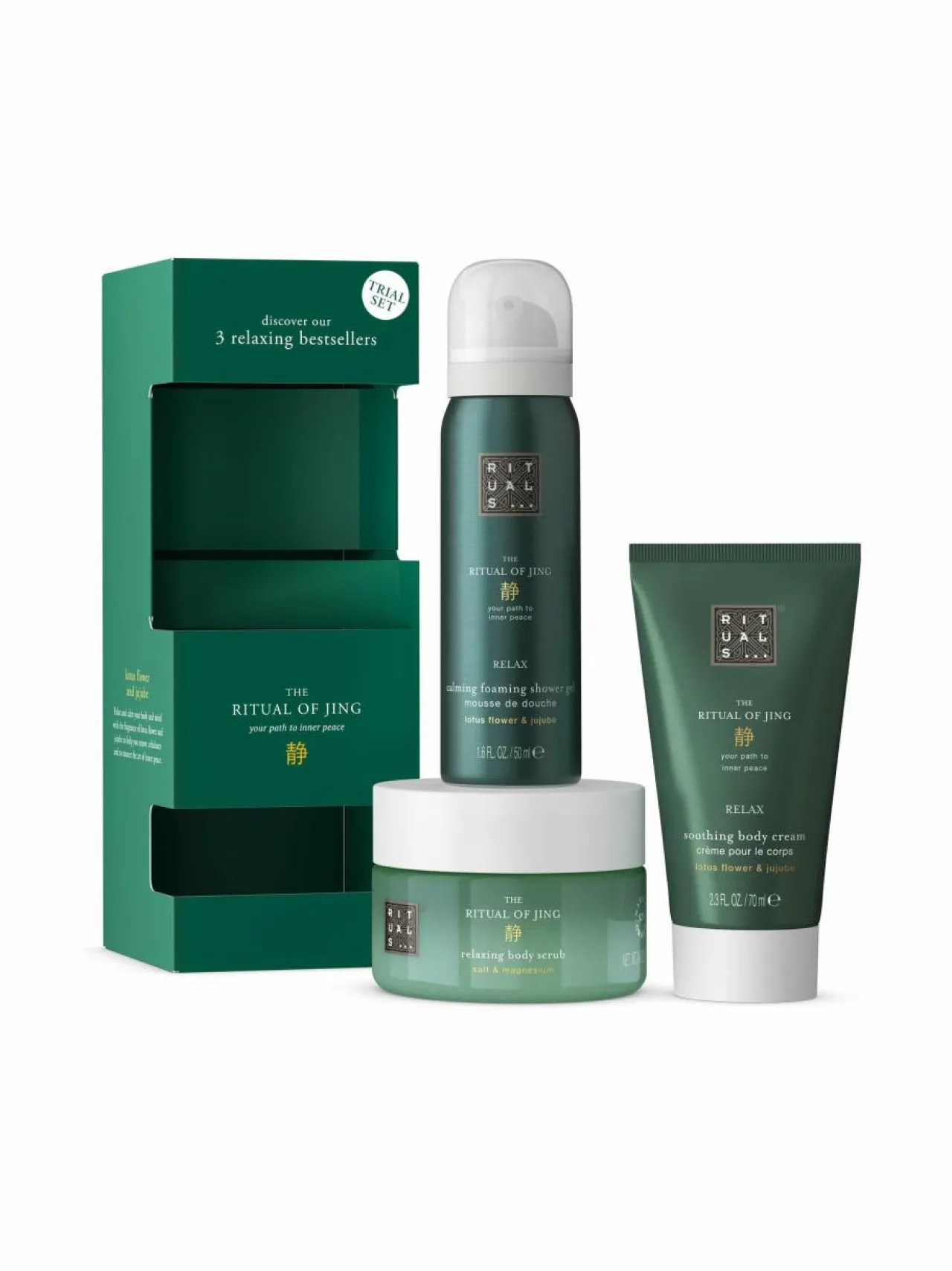 Ihonhoitopakkaukset<Rituals Trial Set Jing -ihonhoitopakkaus