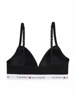 Alusvaatteet<Tommy Hilfiger Triangle Fixed Foam -rintaliivit BLACK