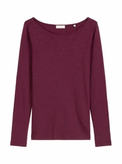 Paidat & Puserot<Marc O'Polo Trikoopaita 360 AUBERGINE RED