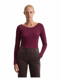 Paidat & Puserot<Marc O'Polo Trikoopaita 360 AUBERGINE RED