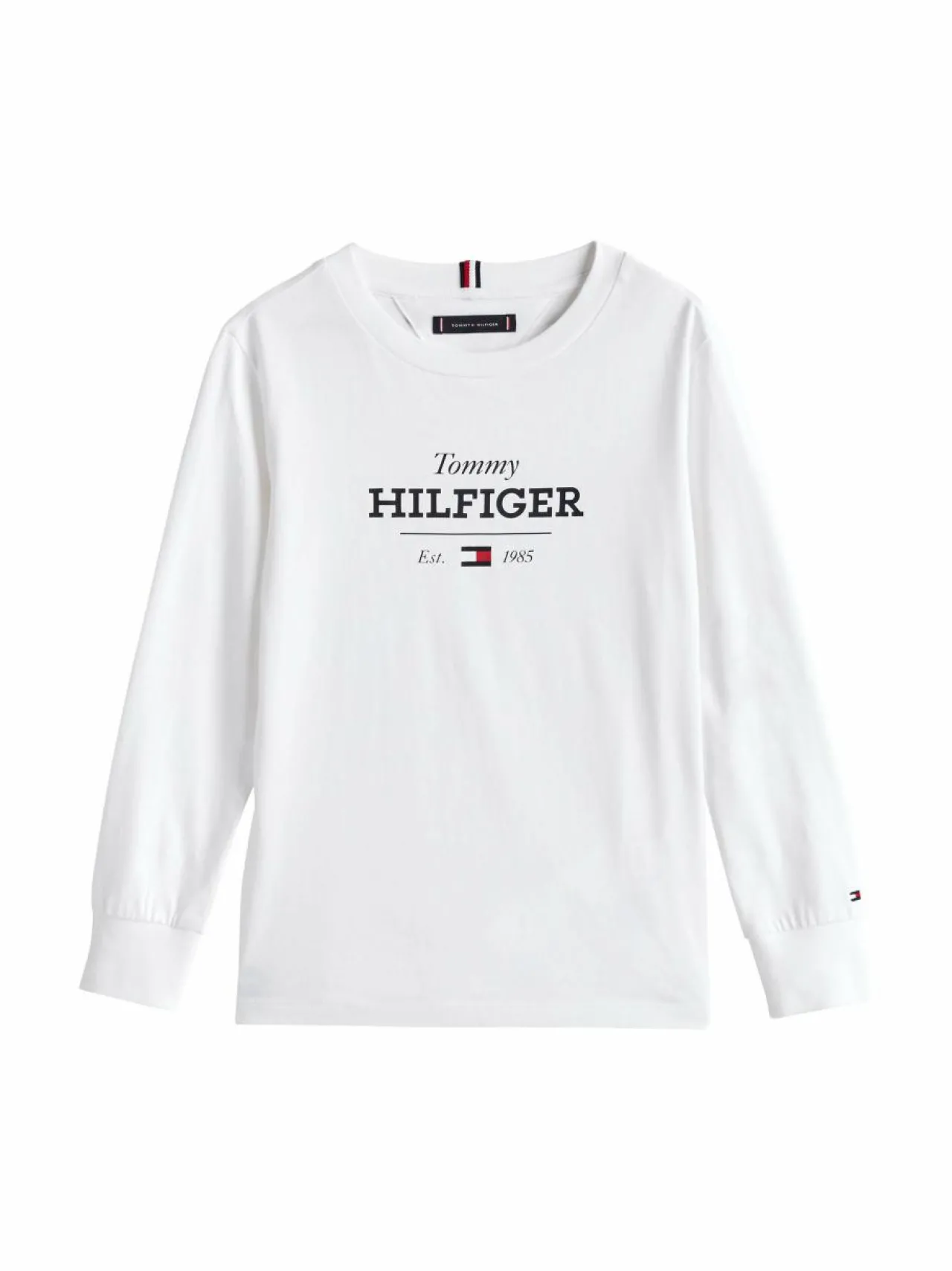 Pitkähihaiset Trikoopaidat|Pitkähihaiset Trikoopaidat<Tommy Hilfiger Trikoopaita YBR WHITE
