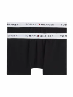 Alusvaatteet<Tommy Hilfiger Trunk-bokserialushousut 2-pack 0R7 BLACK/BLACK