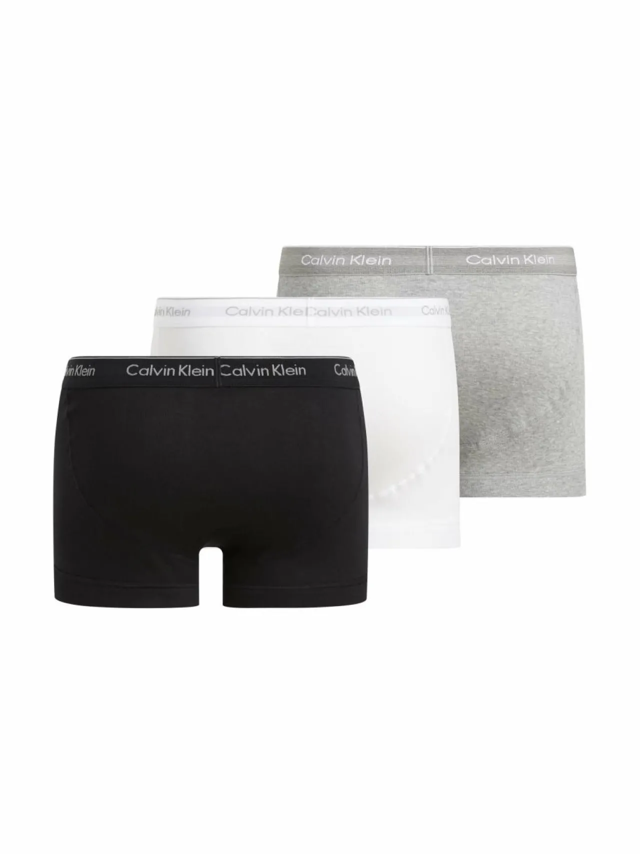Alusasut<Calvin Klein Underwear Trunk-bokserialushousut 3-pack MP1 BLACK, GREY HEATHER, WHITE