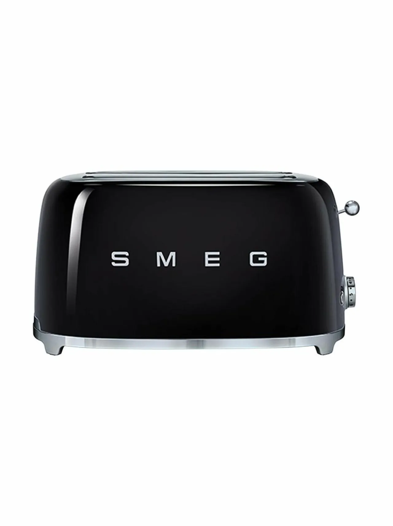 Leivänpaahtimet<Smeg TSF02BLEU-leivänpaahdin, 4 viipaleelle MUSTA