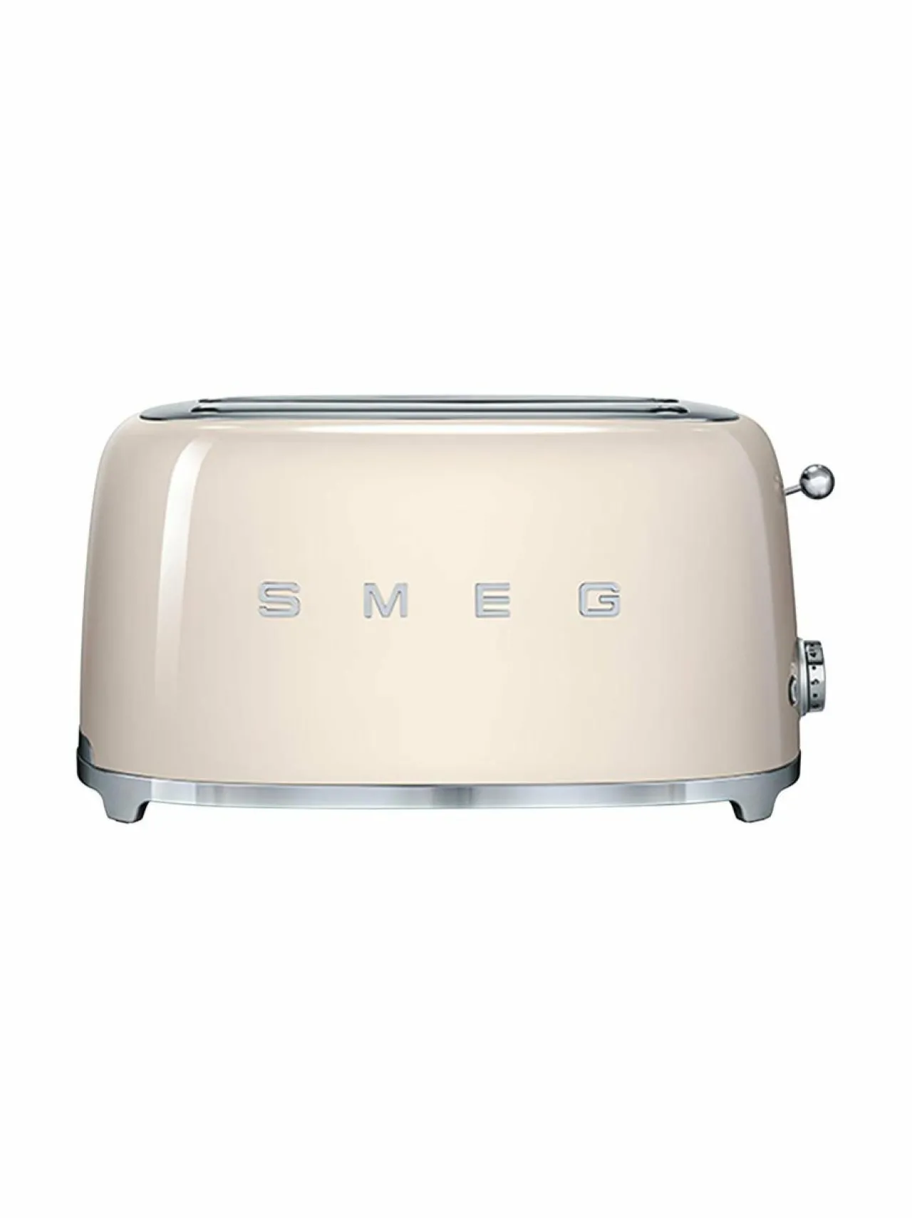 Leivänpaahtimet<Smeg TSF02CREU-leivänpaahdin, 4 viipaleelle LUONNONVALKOINEN