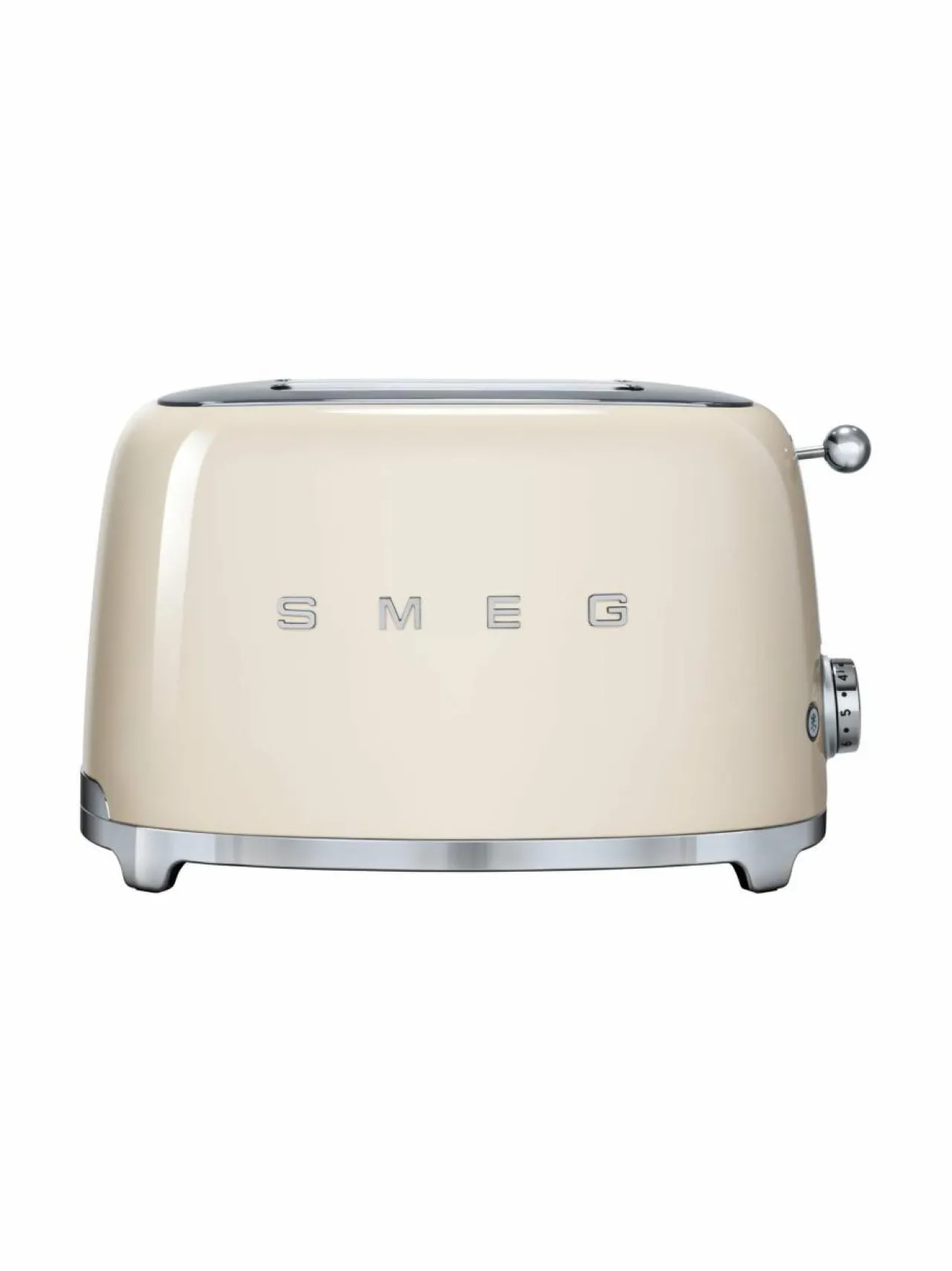 Leivänpaahtimet<Smeg TSF01CREU-leivänpaahdin, 2 viipaleelle LUONNONVALKOINEN