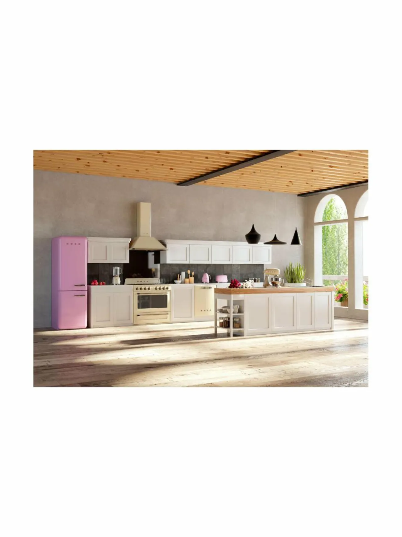 Smeg TSF01PKEU-leivänpaahdin, 2 viipaleelle^ Leivänpaahtimet