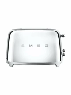 Leivänpaahtimet<Smeg TSF01SSEU-leivänpaahdin, 2 viipaleelle HOPEANHARMAA
