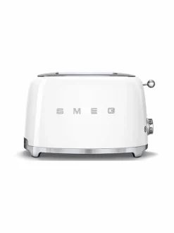 Leivänpaahtimet<Smeg TSF01WHEU-leivänpaahdin, 2 viipaleelle VALKOINEN