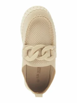 Avokkaat & Korkokengät<ILSE JACOBSEN Tulip Big Chain -loaferit 144144 KITT/KITT
