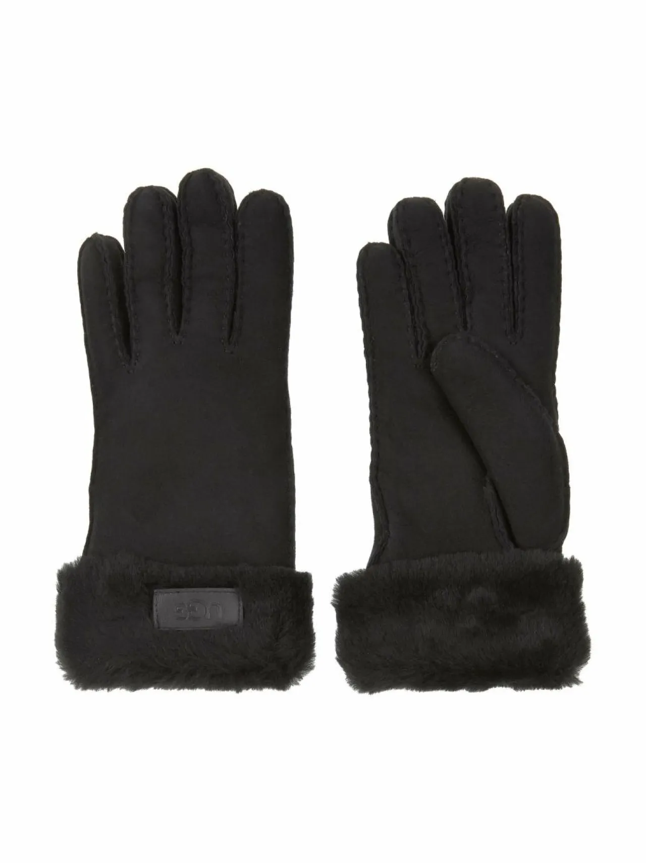 UGG Turn Cuff -nahkakäsineet^ Käsineet